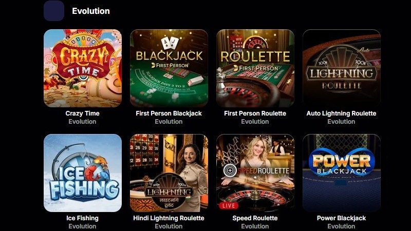 Evolution Gaming NV Casino