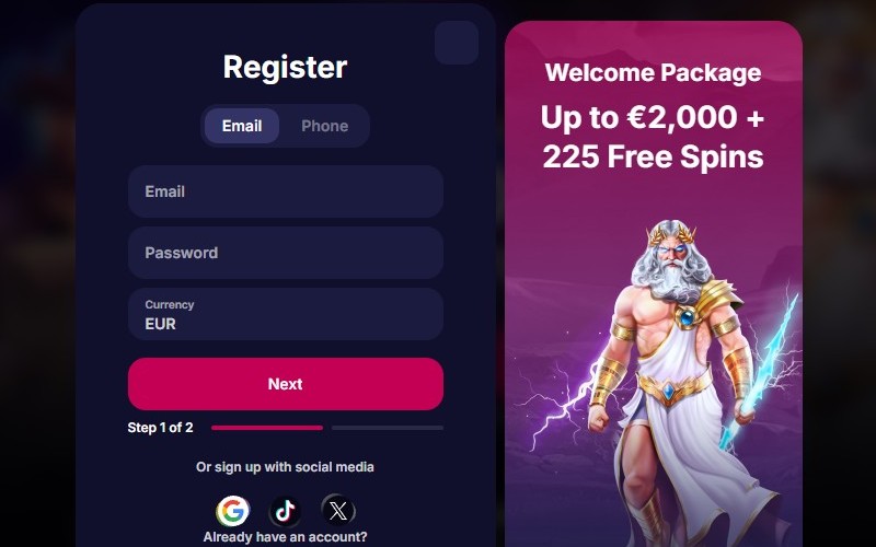 NV Casino registracija 2026 – žingsnis po žingsnio instrukcija